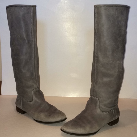 knee high soft leather boots
